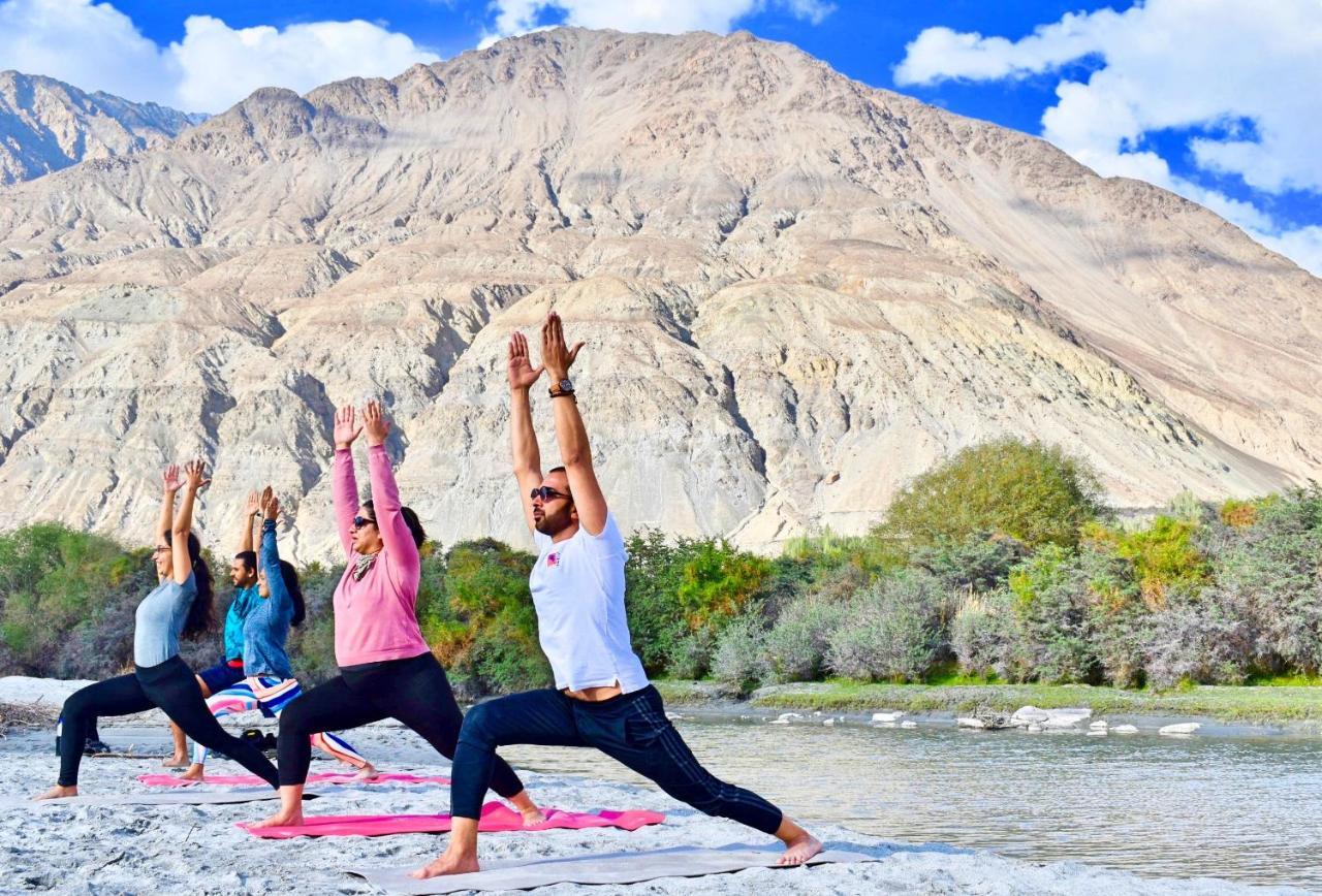 Отель Lchang Nang Retreat-The House Of Trees-Nubra Valley Sumur Экстерьер фото