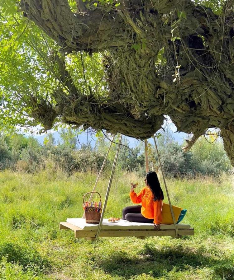 Отель Lchang Nang Retreat-The House Of Trees-Nubra Valley Sumur Экстерьер фото