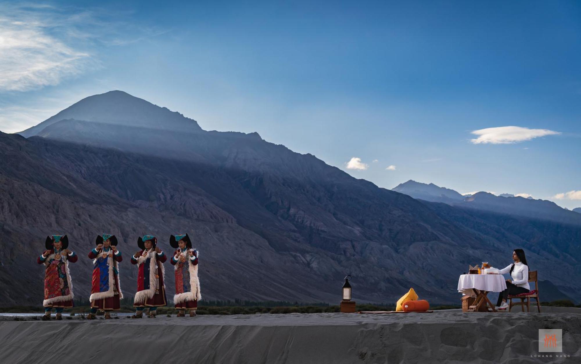 Отель Lchang Nang Retreat-The House Of Trees-Nubra Valley Sumur Экстерьер фото