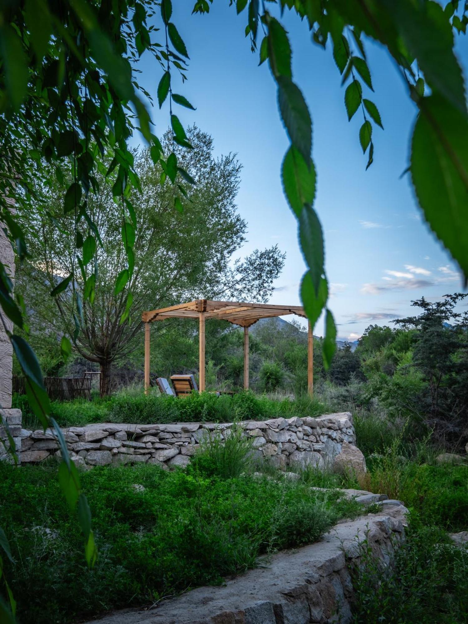 Отель Lchang Nang Retreat-The House Of Trees-Nubra Valley Sumur Экстерьер фото